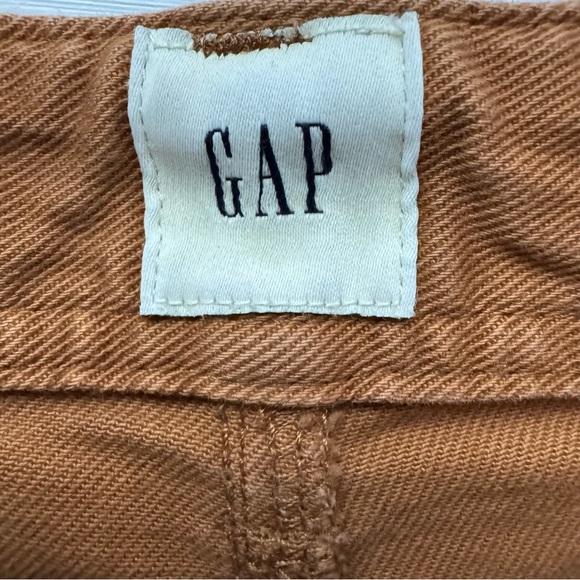 Gap Womens 6 High Rise Wide Leg Crop Pants Brown Casual Chic Stretch - Picture 7 of 10